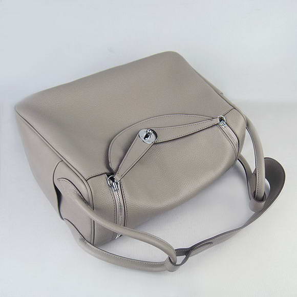 High Quality Replica Hermes Lindy 26CM Shoulder Bag Grey - Click Image to Close